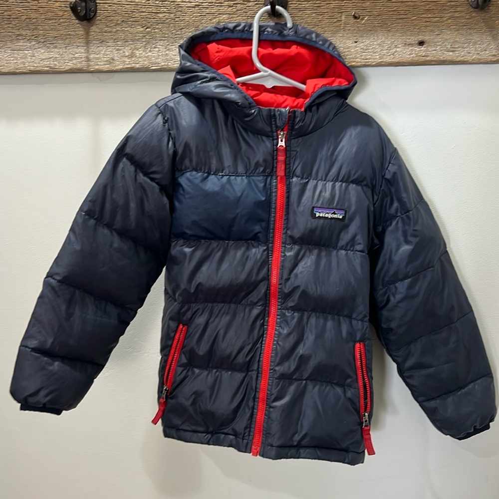 Patagonia Hi-loft Down Sweater Hoody - Toddler